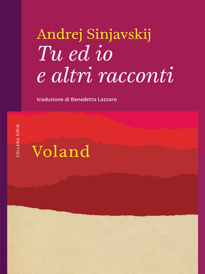 cover image of Tu ed io e altri racconti
